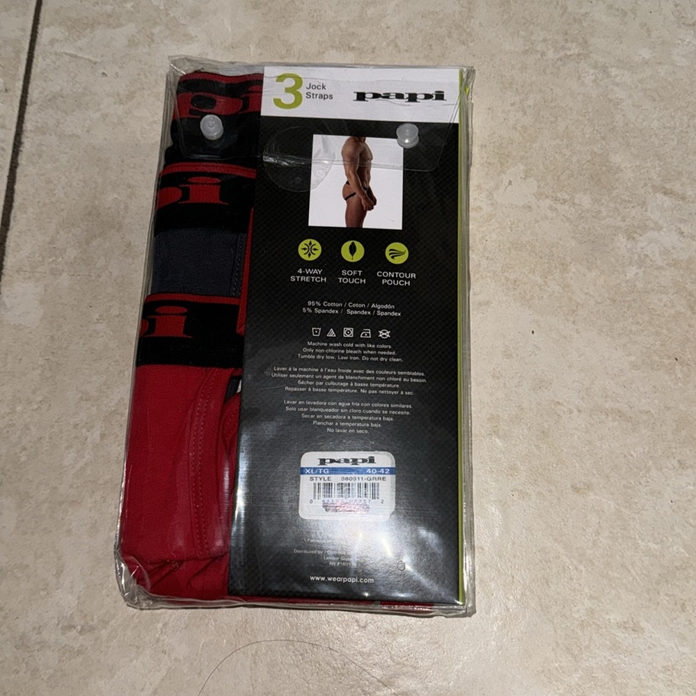 PAPI 3-Pack Jock Strap - Picture 4 of 5